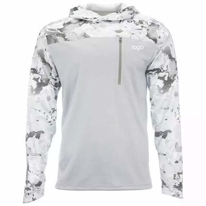 Sudadera con Capucha de Manga Larga para Hombre, Transpirable, con Protección Solar UPF 50+, Anti-UV, Camuflaje, para Caza y Pesca - Product Image 1