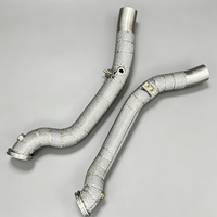 Tubería de Escape de Alto Flujo para Maserati Levante/Quattroporte/Ghibli S Q4 3.0T 3.8T, Tubos de Escape, Tubo de Prueba, Tubo Colector