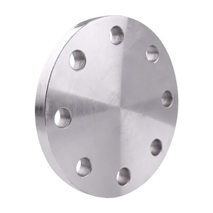 Plaque aveugle à bride en acier au carbone 50 mm PN16 8 trous de boulons Type axial - Product Image 1
