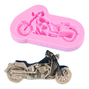 Irregular estilo americano motocicleta forma DIY silicona pastel <span class=keywords><strong>Fondant</strong></span> decoración molde - Product Image 5