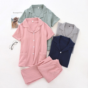 <span class=keywords><strong>Conjunto</strong></span> de ropa de dormir para <span class=keywords><strong>parejas</strong></span>, <span class=keywords><strong>pijamas</strong></span> de algodón 100% para casa, otoño e <span class=keywords><strong>invierno</strong></span>, nuevo estilo - Product Image 2