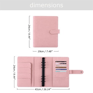 Черное кольцо Yihe, бестселлер, 8 цветов, фольгированные/тисненые, Saffiano Epi кожа A5, переплеты для книг - Product Image 4