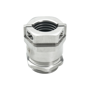 Junta de Metal de doble bloqueo aprobada por <span class=keywords><strong>CE</strong></span> Ip68, junta de <span class=keywords><strong>Cable</strong></span> impermeable niquelada de cobre, cabeza de prensaestopas de sellado de rosca macho - Product Image 2