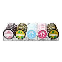 Présentoir métallique pour sachets de nicotine et boîtes aromatisées, pour magasins de détail et supérettes, avec poussoir pour étagère de snus