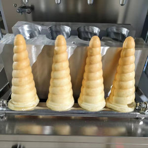 Nouvelle machine à faire des cônes à pizza électriques avec un design portable en acier inoxydable 304, facile à utiliser, garantie d'un an, prix d'usine - Product Image 1