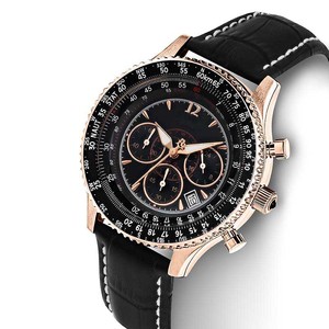 Reloj de Piloto de 42 mm con Logotipo Personalizado, Cronógrafo Mecánico Automático, Revestimiento AR Superluminoso, Reloj de Pulsera para Hombre - Product Image 5