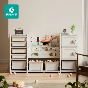 Kinder schränke Kinder Bücherregal Möbel Sets Spielzeug Teen Lagerung Kunststoff Kleidung Box Baby Schlafzimmer Kindergarten Organisation