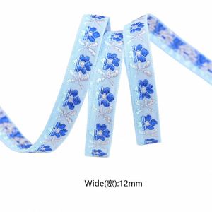 Nouveauté : Ruban brodé floral de 1,2 cm pour emballages cadeaux et bouteilles de vin, 5 yards/rouleau - Product Image 5