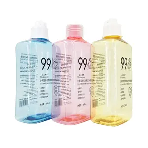 Горячая Распродажа плоская прямоугольная прозрачная пластиковая бутылка для дезинфекции ПЭТ 250 мл 260 мл бутылка для стирального порошка бутылка для мытья посуды