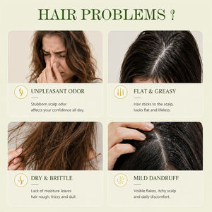 Champú de Aceites Esenciales Frescos de Marca Privada OEM |   Amaranto de Crisantemo y Hinojo para Cabello Seco |   Cuidado Capilar Nutritivo al por Mayor - Product Image 4