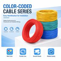 Cable de Control Profesional de 10 AWG con Conductor de Cobre y Aislamiento de PVC de 750V para Aplicaciones de Generadores, Motores y Cables de Conexión
