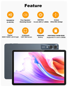 İnce Tasarım 10.95 İnç IPS Surface <span class=keywords><strong>Pro</strong></span> <span class=keywords><strong>2</strong></span>'si 1 Arada Tablet PC 6GB RAM 128GB SSD Wi-Fi MTK Yeni İş Eğitim Ofis İçin Uygun - Product Image 5