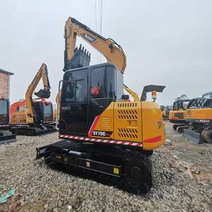 Fabricante Original de China, Venta al por Mayor de Mini Excavadora Sany 75 con Motor Perkins, 7.5 Toneladas - Product Image 2