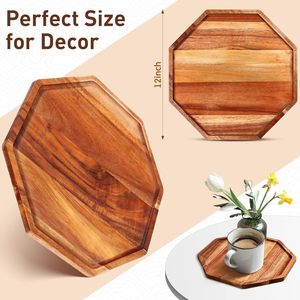 ถาดไม้งานฝีมือตกแต่งแนวชนบทใช้ตกแต่งบ้านไร่ที่มีประโยชน์สำหรับงานเลี้ยง - Product Image 1