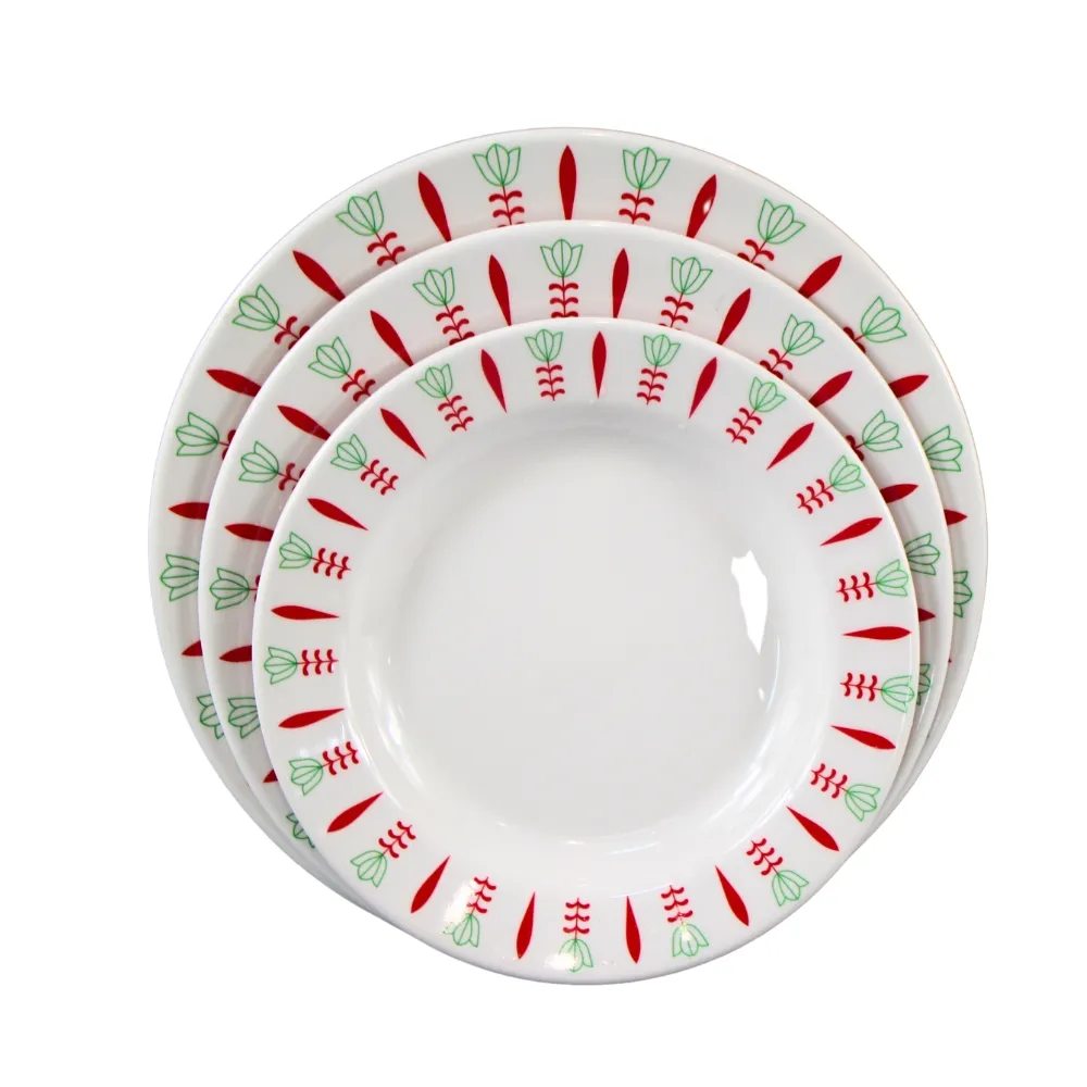 Exquisite A5 Melamine Soup Plate with Strong Middle Eastern/Saudi Style - 2023 New Design