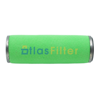 Filter Knalpot Pompa Vakum HEPA BTLAS A22304020 Media Koalesensi Hijau Filter Kabut Minyak Fiberglass Bersertifikasi CE