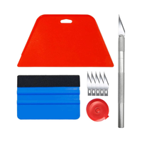 Kit Completo de Herramientas para Aplicación de Vinilo, Espátula de Deslizamiento Suave, Accesorios para una Aplicación Impecable de Película y Alisado de Superficies