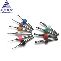 Outil de découpe CNC OEM, foret micro en carbure poli de 0,05 mm à 3,175 mm, queue de 3,175 mm pour PCB