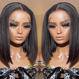 Bán buôn Peru <span class=keywords><strong>Bob</strong></span> tóc con người ren phía trước tóc giả cho phụ nữ 1B 99j Màu Đỏ xương thẳng <span class=keywords><strong>Bob</strong></span> Tóc Giả 4x4 đóng cửa ngắn <span class=keywords><strong>Bob</strong></span> tóc giả - Product Image 1