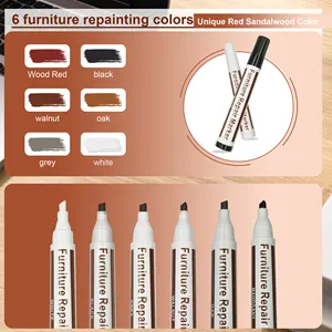 Furniture Repair Kit Marker For Stains Scratches Wood Floors Tables Desks Carpenters Bedposts Touch Ups
