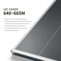 Panel Surya Longji Photovoltaic HiMO X10 Scientist LR7 72HVDF Kaca Ganda 2.0mm Efisiensi 23.7%-24.6% Paduan Aluminium Anodized