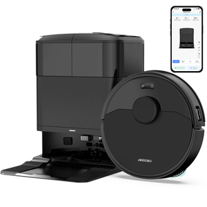 หุ่นยนต์ดูดฝุ่นถูพื้นอัจฉริยะ EU AIRROBO TBX2 แบบออลอินวัน แรงดูด 10000Pa ระบบนำทาง LDS Slam+VSLAM ควบคุมผ่านแอปพลิเคชัน เหมาะสำหรับโรงแรม - Product Image 1