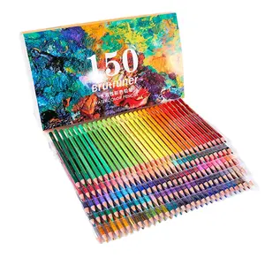 Brutfuner 150 Colors Colour pencil Set Top Quality Hot Sale Colored water color Pencils Set Water-soluble colored pencil