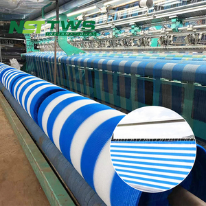 100% vật liệu mới màu trắng và màu xanh riêng tư hàng rào màn hình lưới 180gsm HDPE polyethylene lưới ban công bóng râm <span class=keywords><strong>Net</strong></span> - Product Image 1