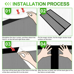 Nhà Sản Xuất Tự Động Đóng Cửa Mùa Hè Phổ Biến Từ Rèm Cửa Chống Muỗi Cửa Sổ Màn Hình Cho Phòng Khách - Product Image 6