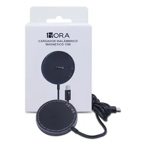 Cargador Magnético Inalámbrico Gar281 de 15W, Tipo C, 4 en 1, 3 en 1, Salida de 5V 2A, Negro, Estación de Carga de 1 Hora, Entrada de 110V/220V, Cable - Product Image 4