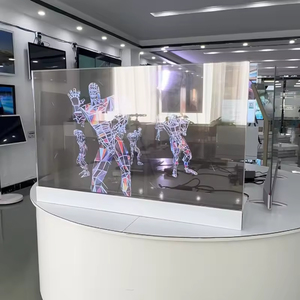 หน้าจอแสดงผลดิจิทัลแบบสัมผัส OLED โปร่งใสขนาด 30/55 <span class=keywords><strong>นิ้ว</strong></span> ความโปร่งใสสูง สำหรับโฆษณา ร้านค้า โชว์รูม นิทรรศการ แอนิเมชั่น และข้อความ - Product Image 3