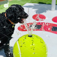 Système de jeux aquatiques commerciaux pour chiens, avec poteau de pulvérisation de balles de tennis, kit de parc aquatique pour animaux de compagnie, équipement de jeux aquatiques pour aire de jeux