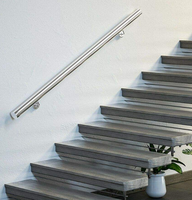 Maßgefertigte Moderne Außengeländer - Edelstahl-Glas-Treppensystem