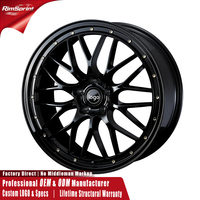 Velg Mobil Forged Alloy Weds NOVARIS ASSETE M1 Ukuran 15-20 Inch 4x100 5x114.3 5x120 untuk Skyline V37 Camry Crown BMW Seri 3 Audi A4