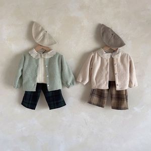 春秋女童蕾丝领底上衣长袖婴幼儿服装时尚婴儿t恤 - Product Image 2