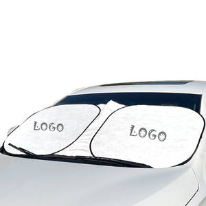 Pare-soleil de voiture 150 <span class=keywords><strong>x</strong></span> 70 cm, pare-soleil de fenêtre avant de voiture, protection UV, réflecteur, style automobile, pare-brise de haute qualité - Product Image 3