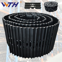 Groupe de chenilles pour excavatrices Zx200-5G, Ex200, Ex220, Ex230, Ex270, Ex300, Doosan Dx225, 349, 320Gc, E365, Pc300, et ensemble de patins de chenille pour excavatrice