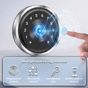 <span class=keywords><strong>Coffre</strong></span>-<span class=keywords><strong>fort</strong></span> numérique intelligent CEQSAFE avec <span class=keywords><strong>reconnaissance</strong></span> d'empreintes digitales et de visage, avec application TUYA et connexion WIFI à distance - Product Image 5