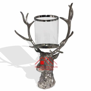 Votive en verre pour la décoration de mariage Bougeoir de pilier de haute qualité Meilleur vendeur Aluminium de haute qualité + Bougeoir - Product Image 6