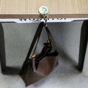 Customized Portable Bag Accessories Office Outdoor Table <b>Desk</b> Storage Handbag Hook Hanger <b>Foldable</b> Bag Holder Hanger - Product Image 4