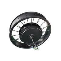 Moteur de moyeu pour pneu large 20 pouces, 2000W 3000W 5000W, haute vitesse 120 km/h, couple élevé, taille de fourche 20*4.0, 150mm 175mm 195mm
