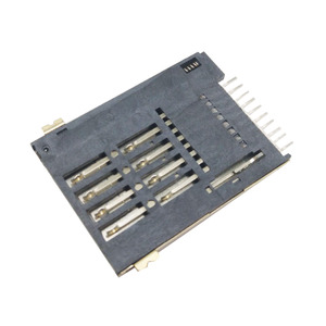 Thâm quyến XNT-0081DAAS10A SMT Nữ Đẩy Đẩy 8 + 2pin kết nối thẻ <span class=keywords><strong>SIM</strong></span> - Product Image 4