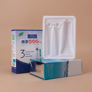 Fábrica de Empaques Bravo, Caja de Cartón Cosmética Plegable Impresa Personalizada con Inserto de Blíster, Empaque para Crema Facial y Mascarillas - Product Image 1