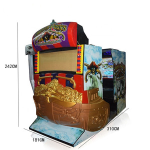 Máquina <span class=keywords><strong>de</strong></span> Juegos Arcade <span class=keywords><strong>de</strong></span> Doble Pistola, Simulador <span class=keywords><strong>de</strong></span> Disparos Pirata <span class=keywords><strong>de</strong></span> 55 Pulgadas, Operada con Monedas, Metálica, Resistente, para 2 Jugadores, para Interiores - Product Image 4