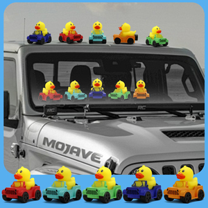 Đồ chơi thông minh Jixin, mô hình vịt xe hơi bằng cao su PVC, đồ trang trí treo làm quà tặng - Product Image 3