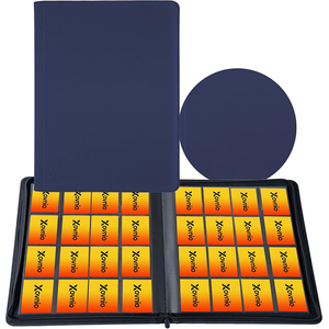 Classeur de cartes sportives 16 pochettes, étui en cuir pour 1024 cartes de football, produit emballé avec couverture en PU, albums et classeurs de cartes - Product Image 6