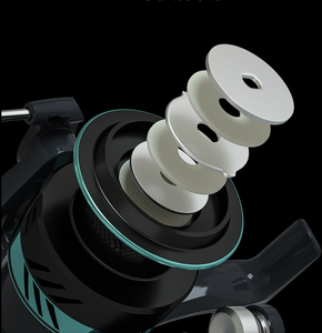 وي عكسها الغزل بكرة الصيد نسبة والعتاد والعتاد والعتاد والعتاد بكرة بكرة الغزل مع قص خط - Product Image 6