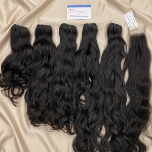 Lots de Cheveux Humains Vietnamiens Naturels Ondulés Bruts 100% Vierge 12-32 Pouces En Stock Fournisseur Grossiste Populaire - Product Image 6