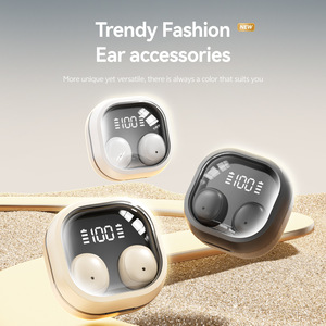 หูฟังไร้สาย M125 แบบใส่ในหู ดีไซน์แนวตั้ง สวมใส่สบาย เสียงสเตอริโอ HiFi แบตเตอรี่ใช้งานได้ยาวนาน พร้อมหน้าจอแสดงผลดิจิตอล ระบบตัดเสียงรบกวน ENC สำหรับ 6.0 Office - Product Image 4