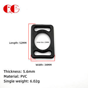 Produttori all'ingrosso fibbia per bottiglia d'acqua, gancio per bottone in plastica morbida in materiale PVC di alta qualità, può essere personalizzato colore - Product Image 2